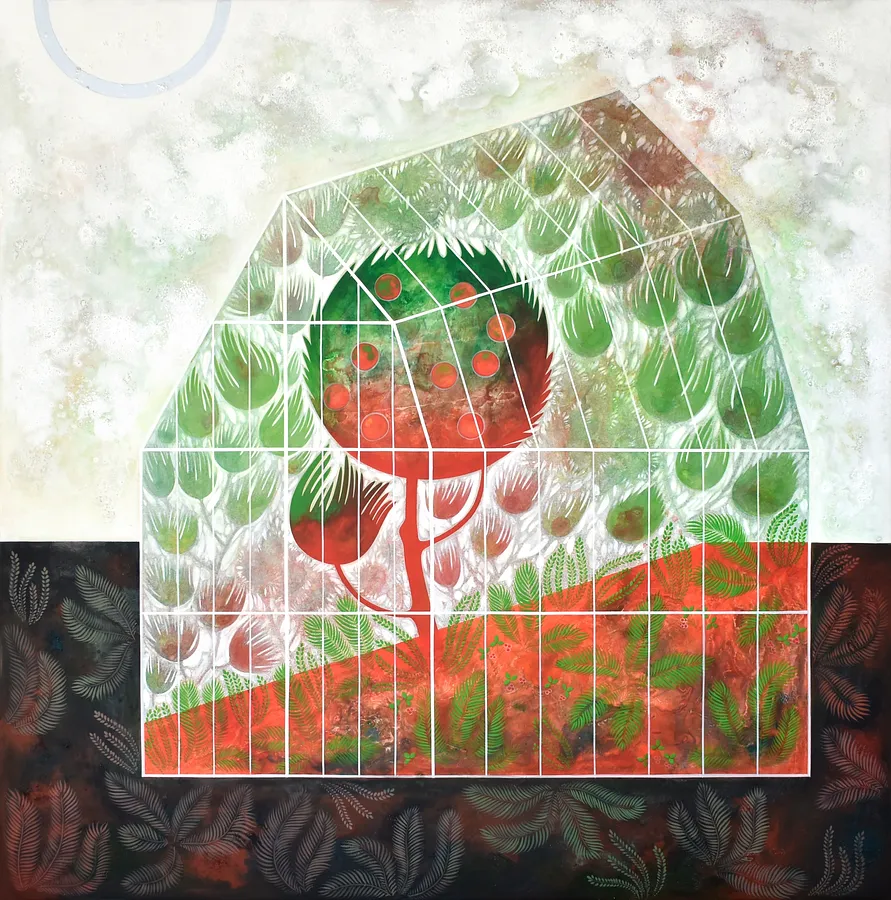 Image of Untitled by Khrystyna Kvyk, size: 70x60cm, made of canvas/oil, Painting medium, priced at $1000