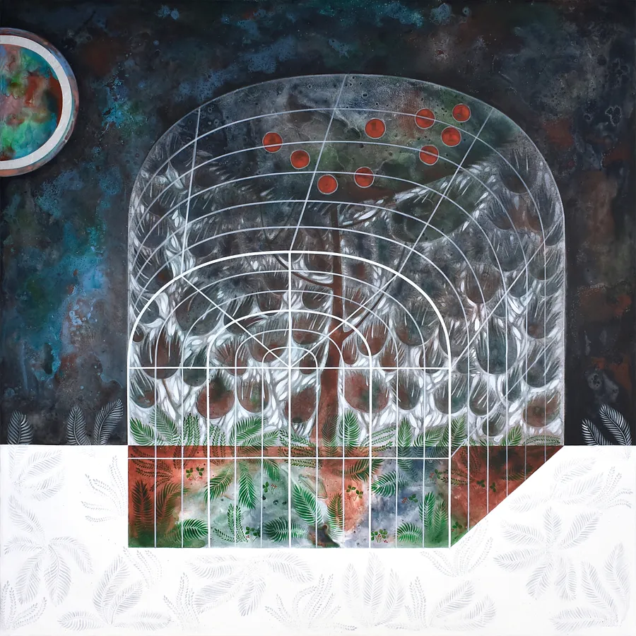 Image of Untitled by Khrystyna Kvyk, size: 70x60cm, made of canvas/oil, Painting medium, priced at $1000