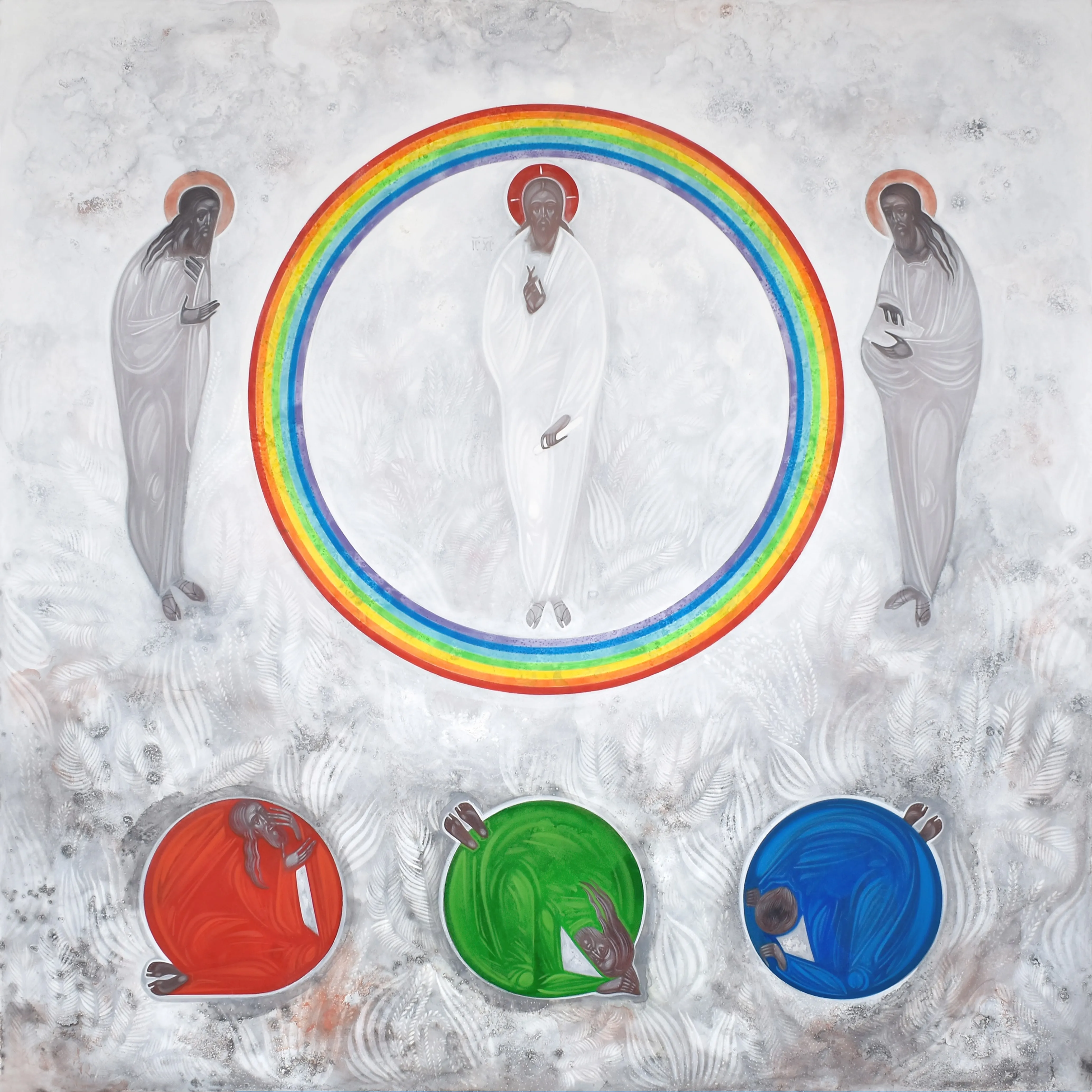 Image of Untitled by Khrystyna Kvyk, size: 40x45cm, made of canvas/oil, Graphics medium, from Lviv, priced at $2000