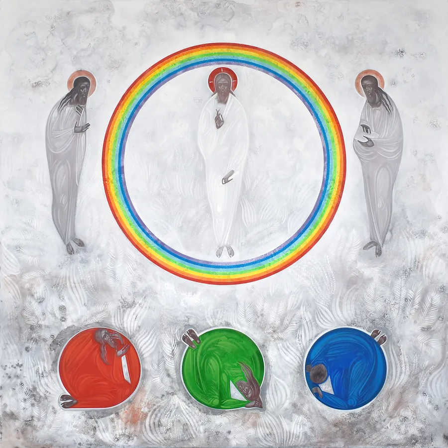 Image of Untitled by Khrystyna Kvyk, size: 40x45cm, made of canvas/oil, Graphics medium, from Lviv, priced at $2000
