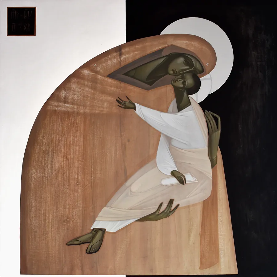 Image of Untitled by Khrystyna Kvyk, size: 40x45cm, made of canvas/oil, Graphics medium, from Lviv, priced at $2000